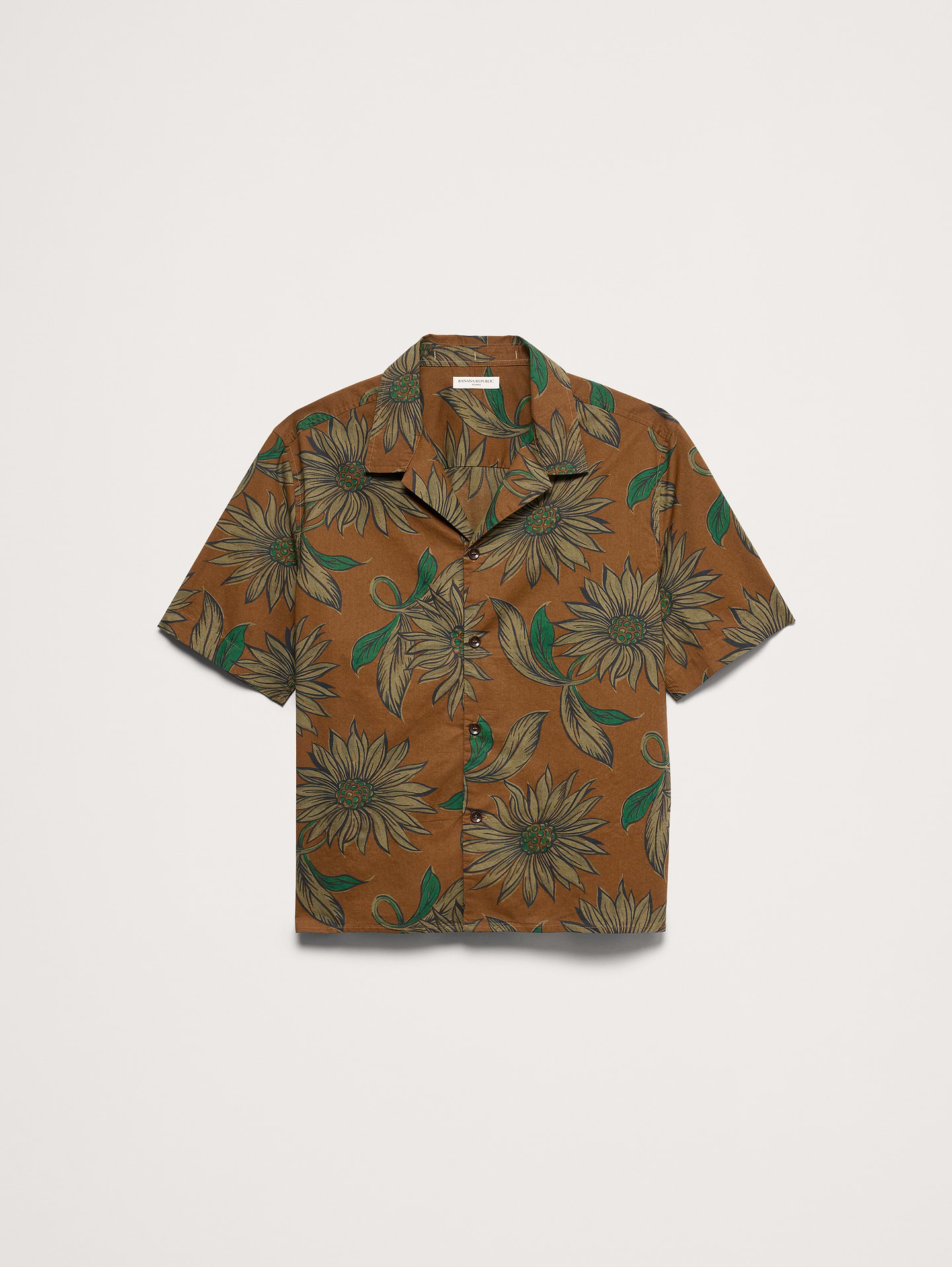 Image number 8 showing, Relaxed-Fit Cotton Slub Resort Shirt
