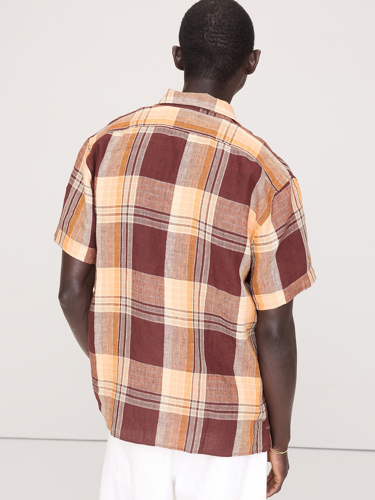 Standard-Fit Linen Resort Shirt | Banana Republic