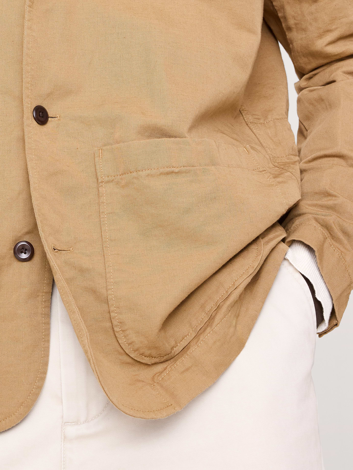 L'image numéro 7 présente Veste-chemise en coton et lin italien