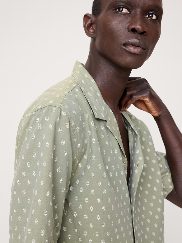 Relaxed-Fit Summerweight Cotton Resort Shirt