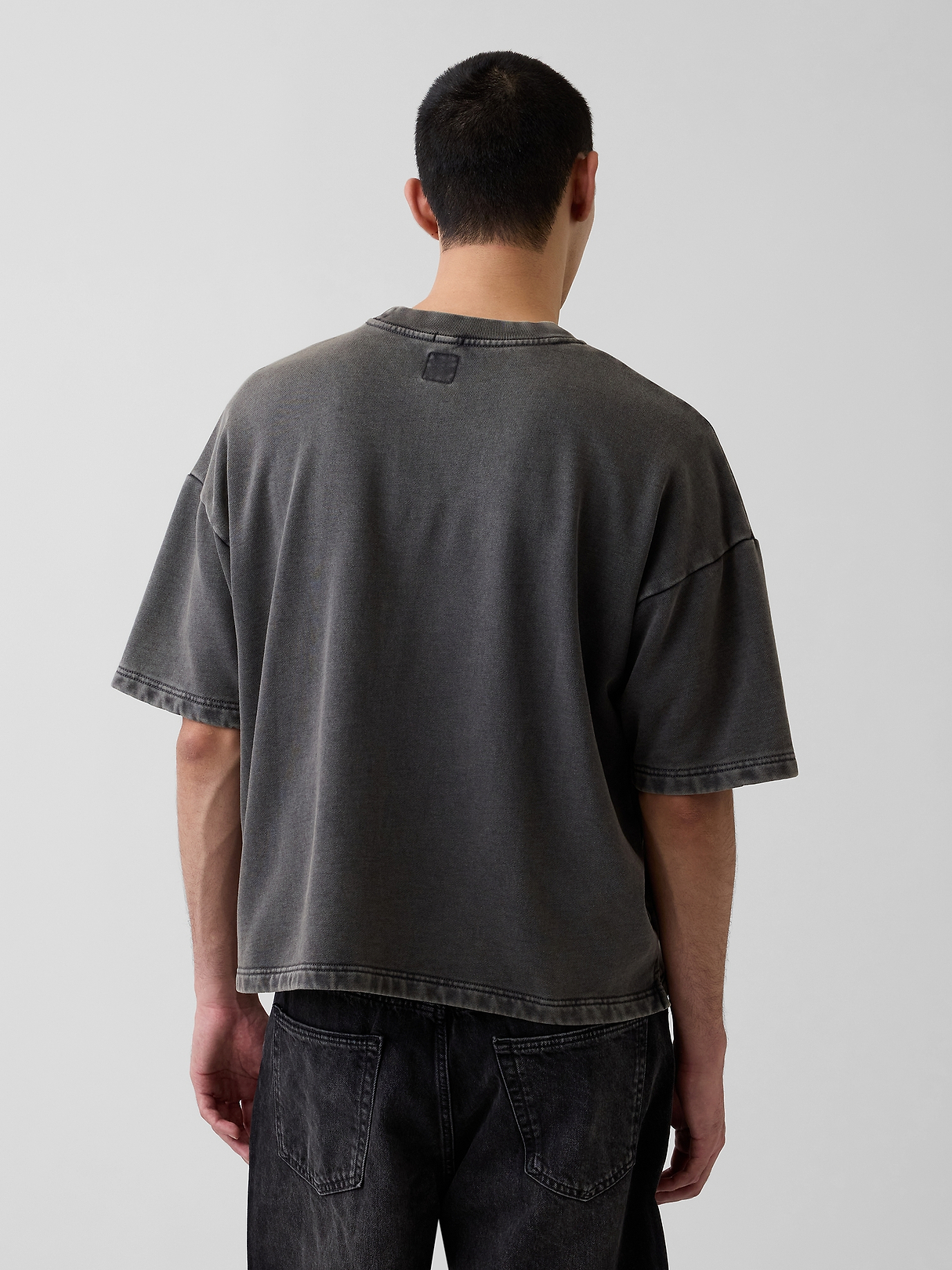 Heavyweight French Terry Oversized Sweatshirt | Gap