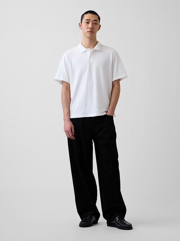 Relaxed Pique Polo