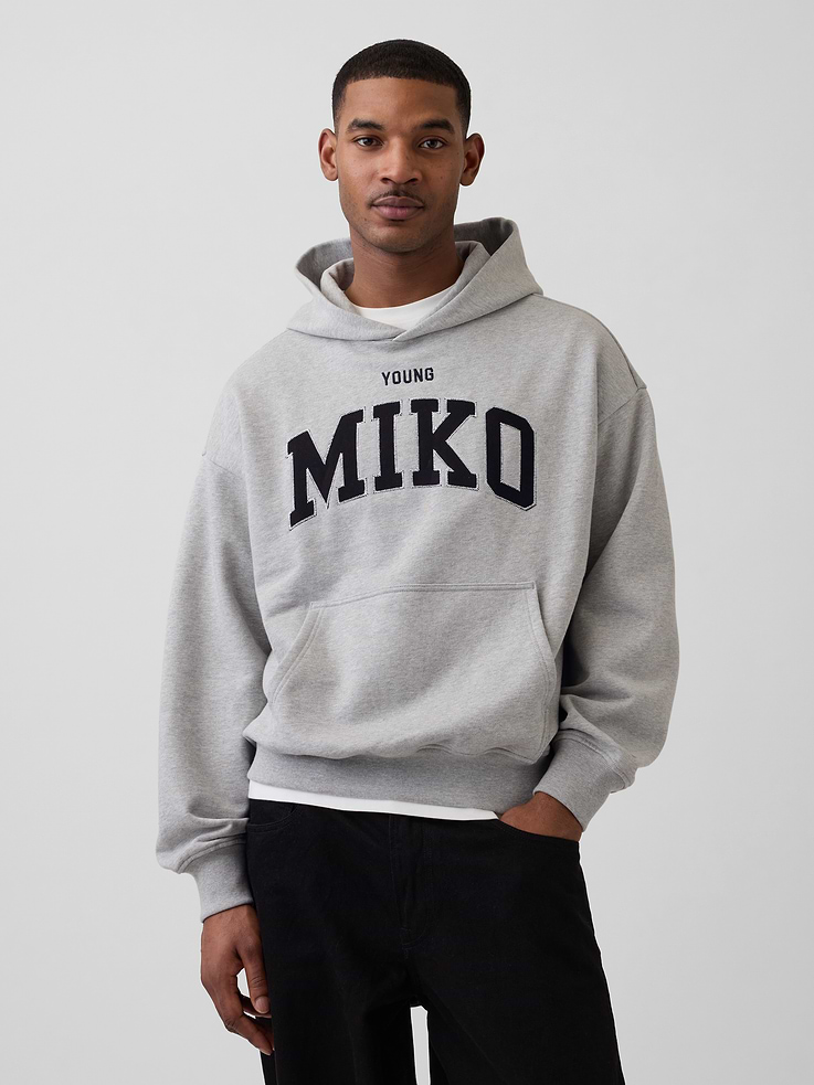 Image 5 of 9, Young Miko Adult Heavyweight Logo Hoodie