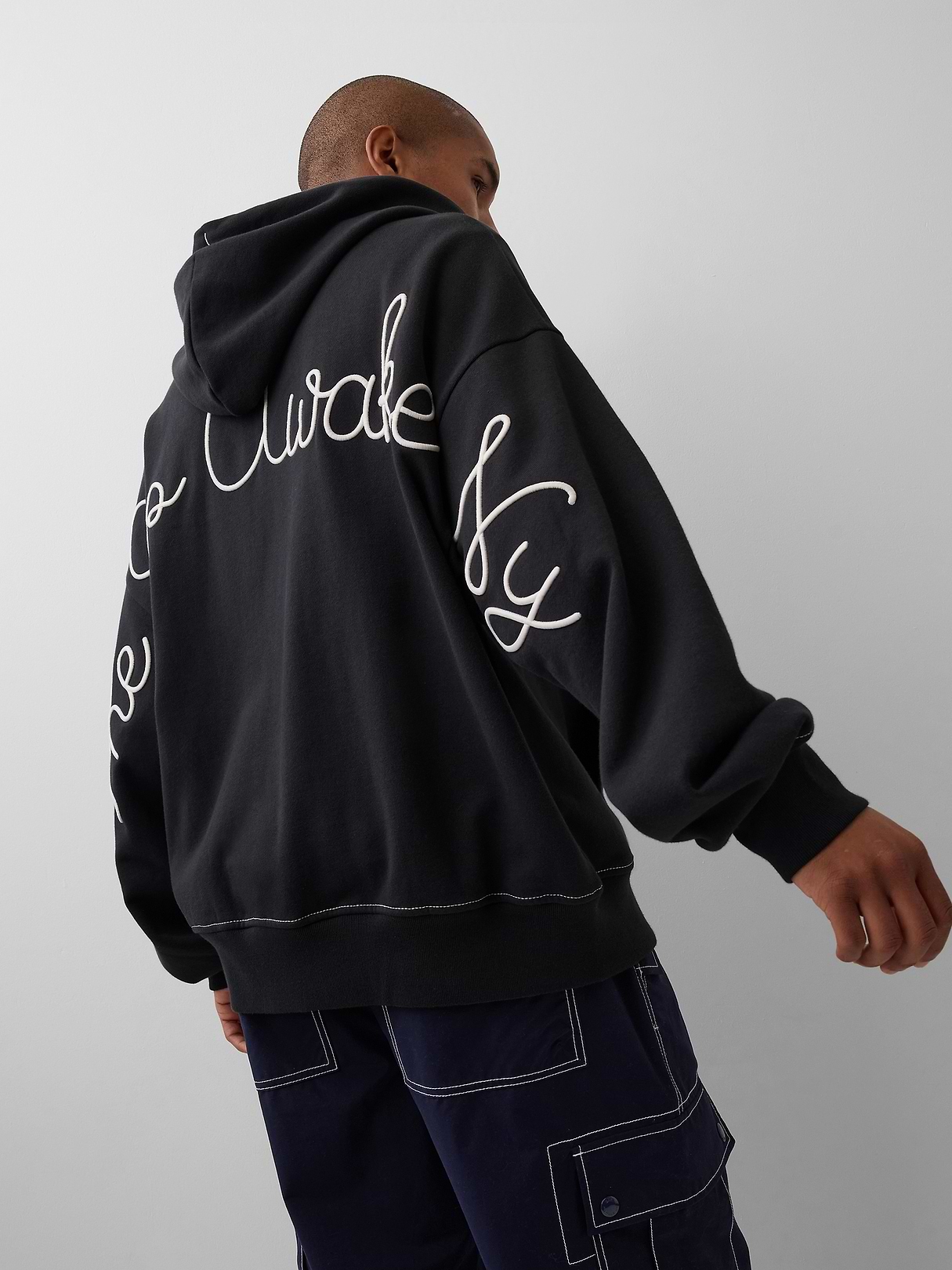 Gap × Awake NY Heavyweight Oversized Logo Zip Hoodie | Gap