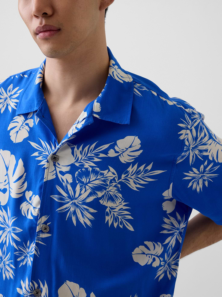 Image number 4 showing, Relaxed Camp Collar Shirt