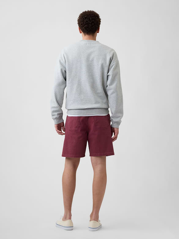 7" Essential Pull-On Khaki Shorts