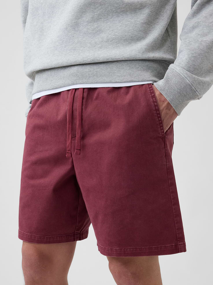 Image number 5 showing, 7" Essential Pull-On Khaki Shorts