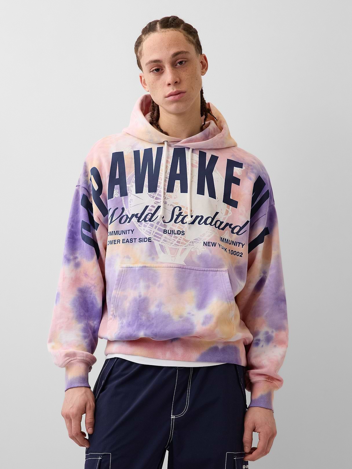 Gap × Awake NY Heavyweight Oversized Logo Hoodie | Gap