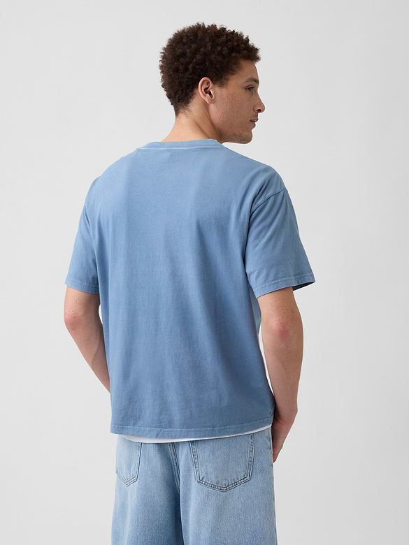 Everyday Soft Boxy Gap Logo T-Shirt