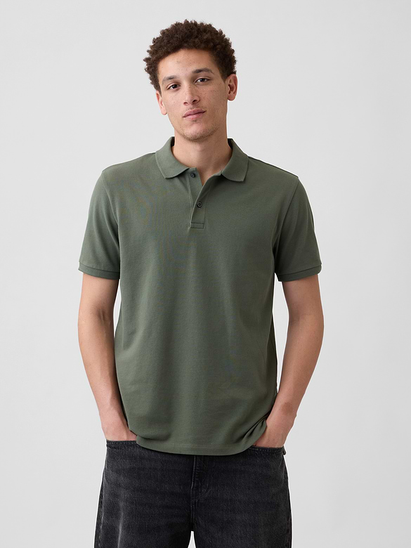 Stretch Pique Polo Shirt