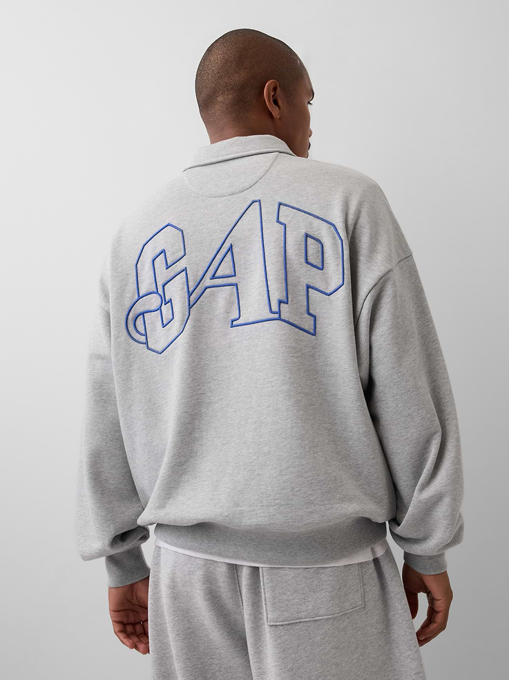 Image number 3 showing, Gap × Awake NY Heavyweight Oversized Quarter-Zip Pullover