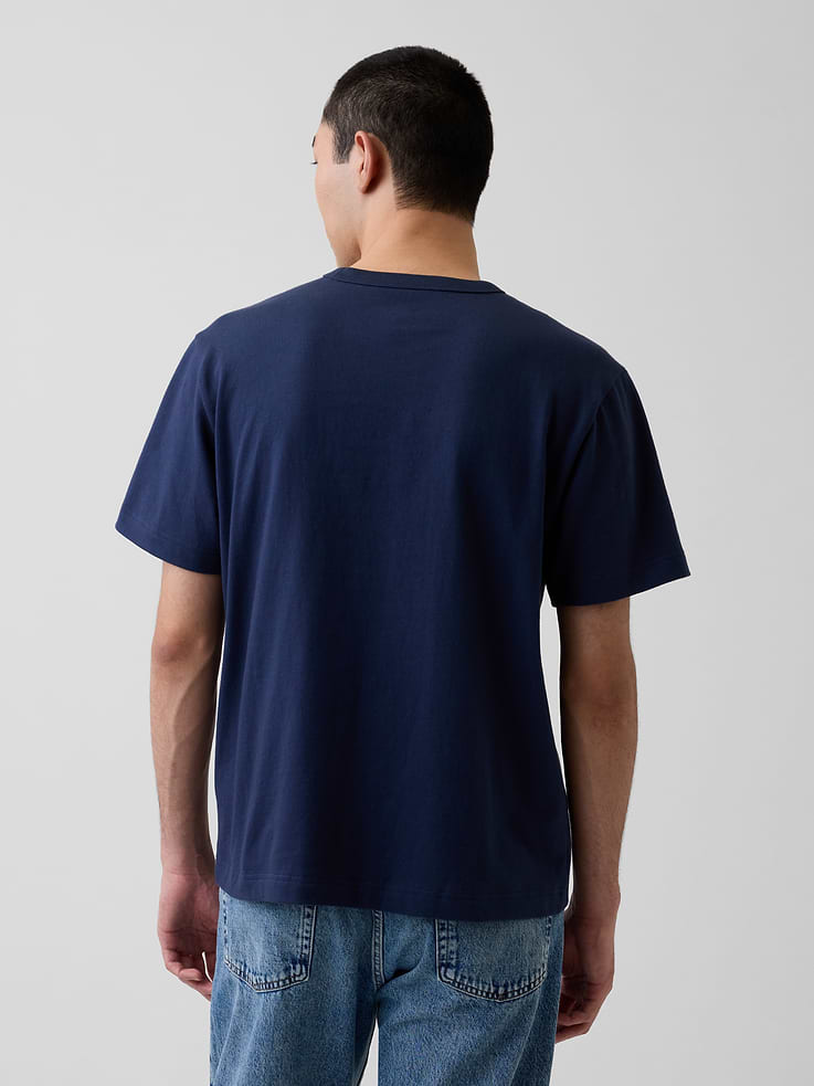 Image number 3 showing, Adult Heavyweight Relaxed Logo T-Shirt