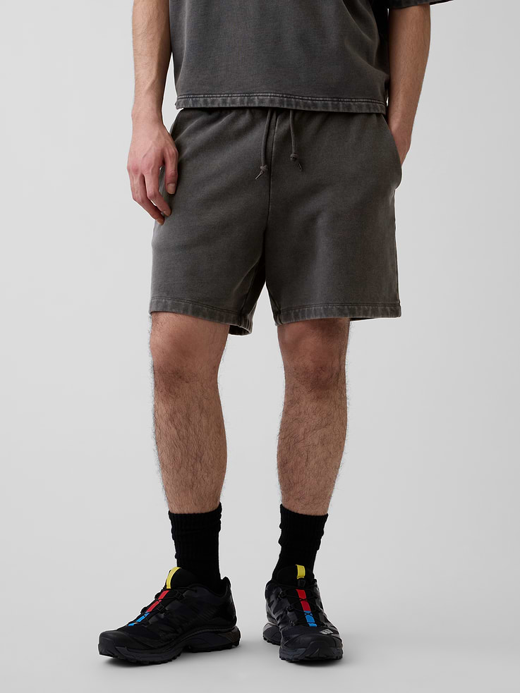 Image number 2 showing, Adult Heavyweight French Terry Sweat Shorts