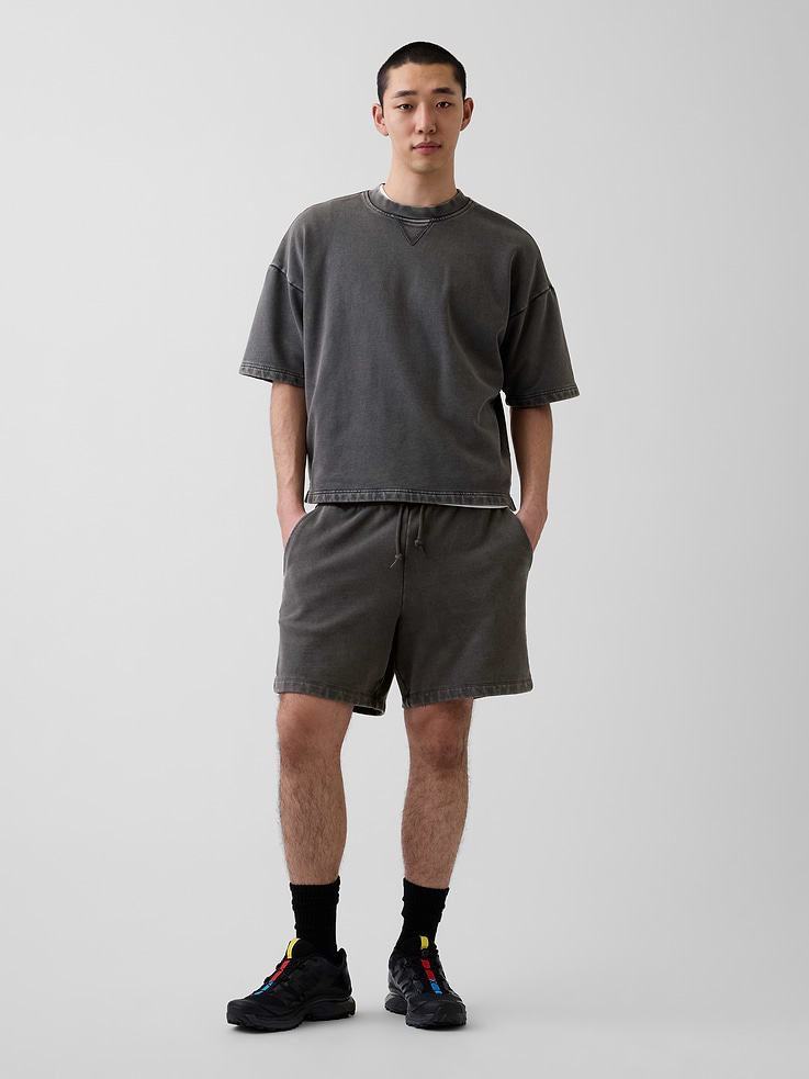 Image number 1 showing, Adult Heavyweight French Terry Sweat Shorts