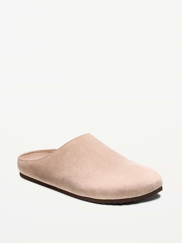 Faux-Leather Mule Shoes for Men
