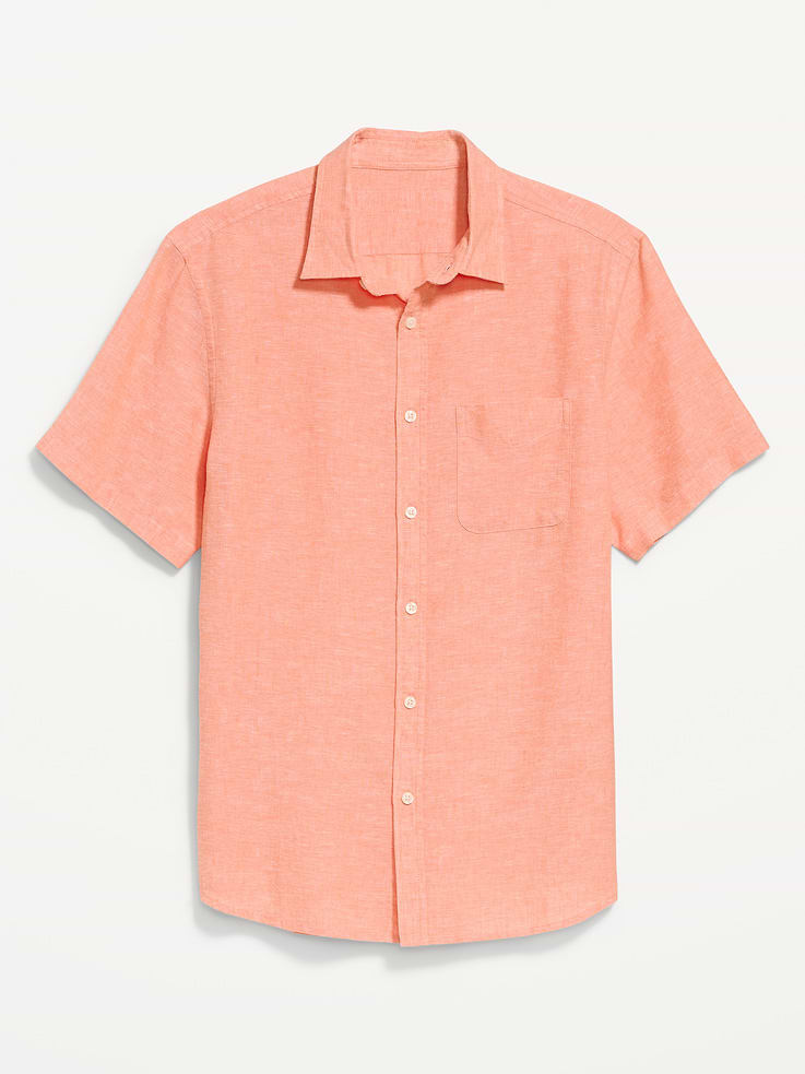 Image number 4 showing, Classic Fit Everyday Linen-Blend Shirt