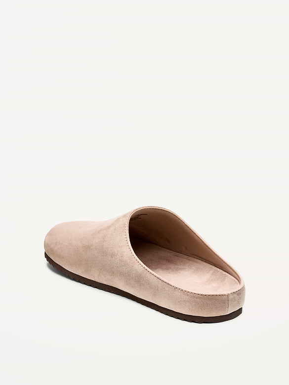 Faux-Leather Mule Shoes for Men