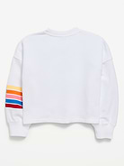 Image number 2 showing, Long-Sleeve Boxy Textured Pocket T-Shirt for Girls