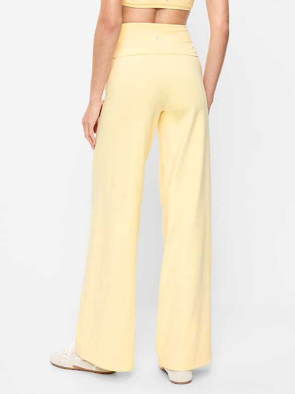 Pantalon PowerChill jambe large à taille haute et rabattable