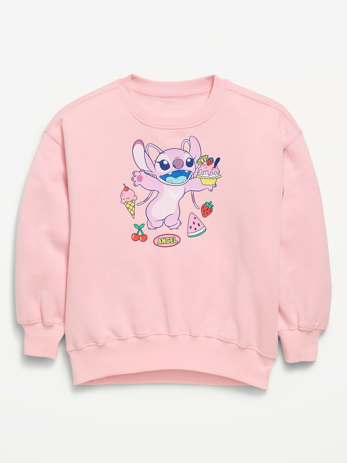 Image number 1 showing, Disney© Oversized Graphic Tunic Sweatshirt for Girls