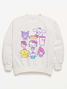 Image number 1 showing, Hello Kitty® Oversized Graphic Tunic Sweatshirt for Girls