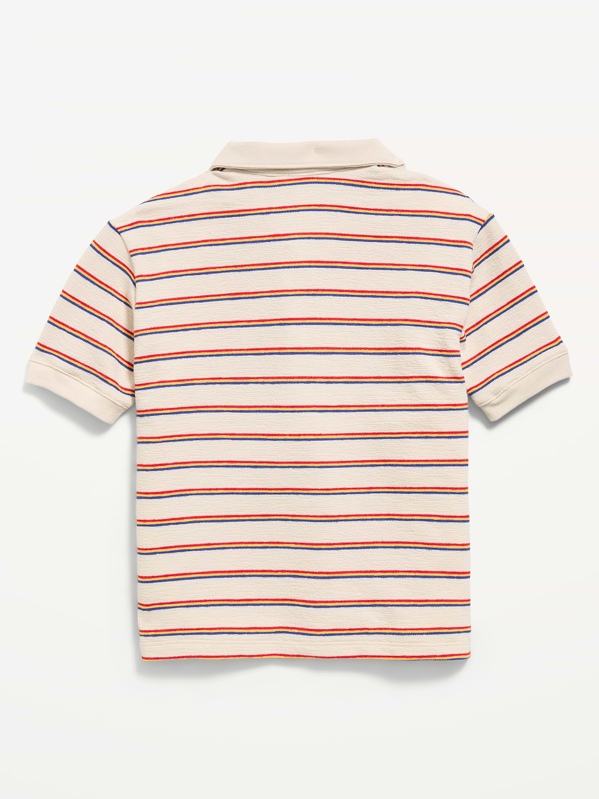 Image number 2 showing, Short-Sleeve Textured-Knit Polo Shirt for Boys