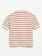Image number 2 showing, Short-Sleeve Textured-Knit Polo Shirt for Boys