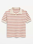 Image number 1 showing, Short-Sleeve Textured-Knit Polo Shirt for Boys