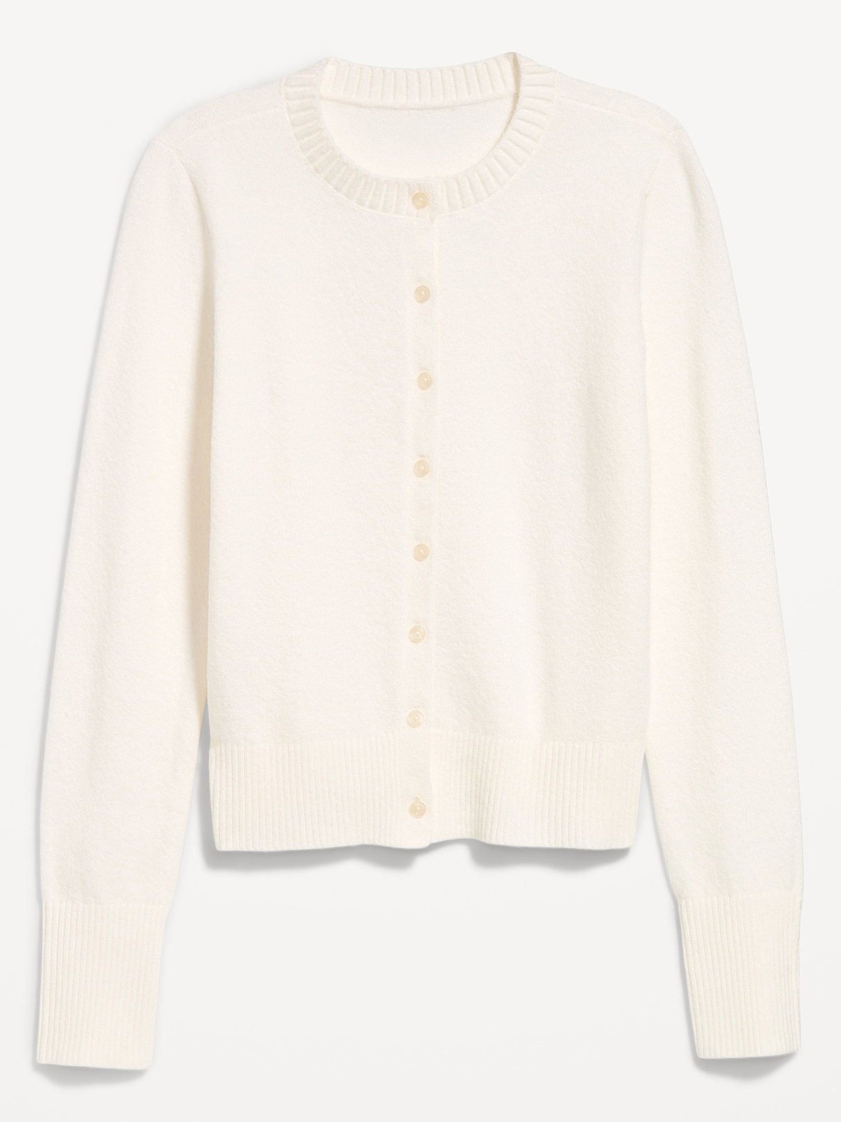 SoSoft Cropped Crew-Neck Cardigan | Old Navy