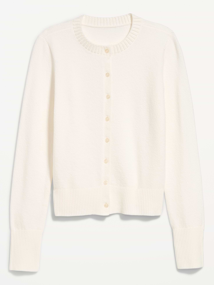 Image number 5 showing, SoSoft Cropped Crew-Neck Cardigan