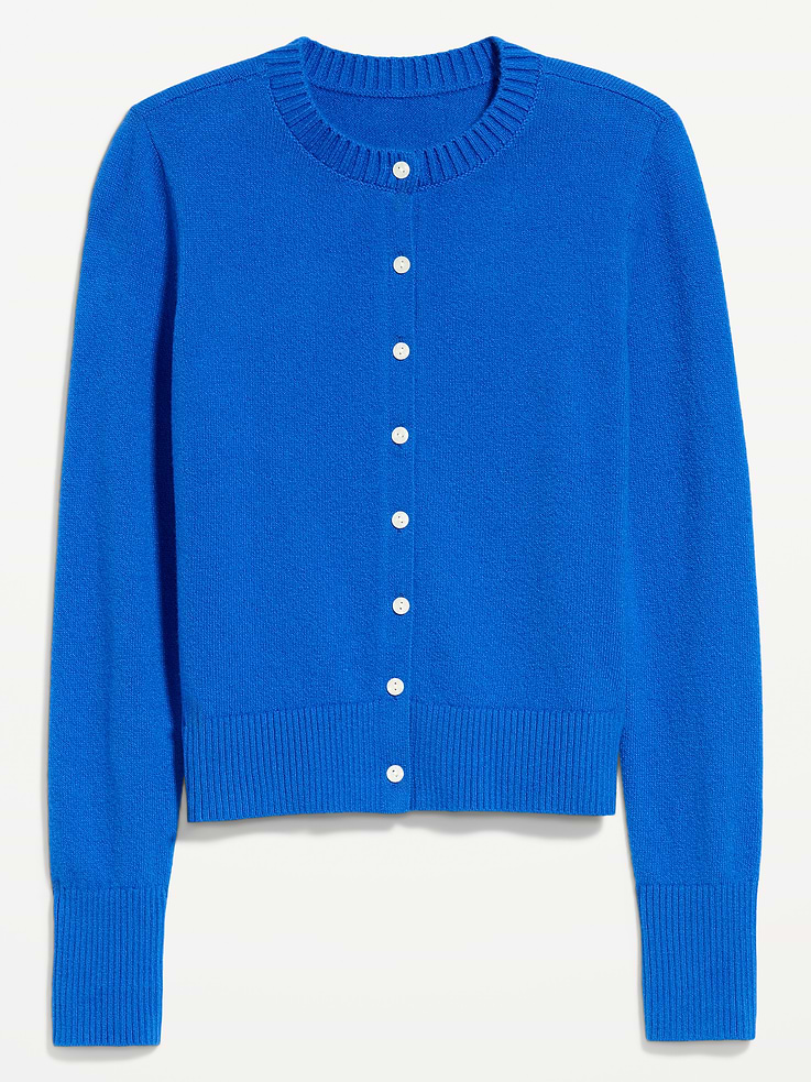 Image number 5 showing, SoSoft Cropped Crew-Neck Cardigan