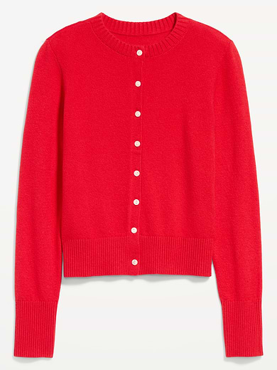 Image number 5 showing, SoSoft Cropped Crew-Neck Cardigan