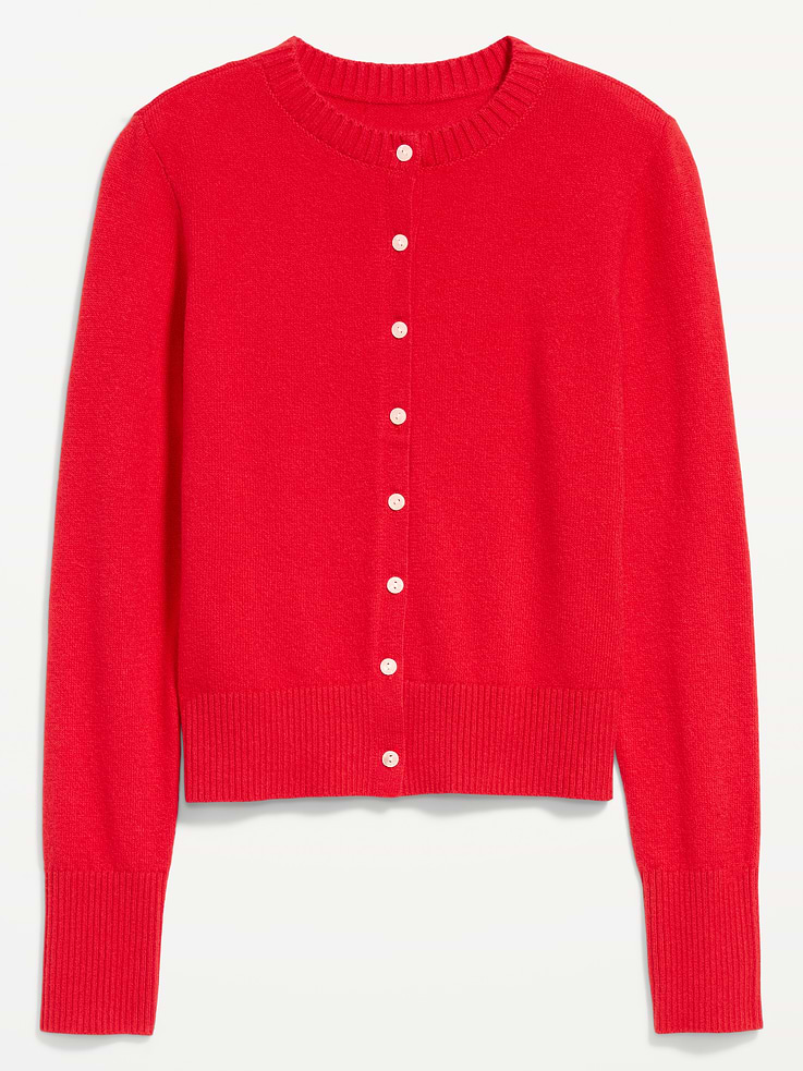 Image number 4 showing, SoSoft Cropped Crew-Neck Cardigan