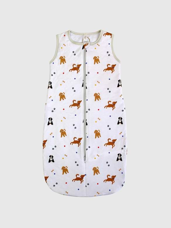 Bamboo Little Dogs Sleep Sack 0 to 12 months