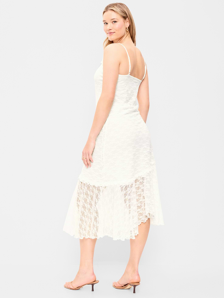 Image number 7 showing, Fit & Flare Lace Midi Dress