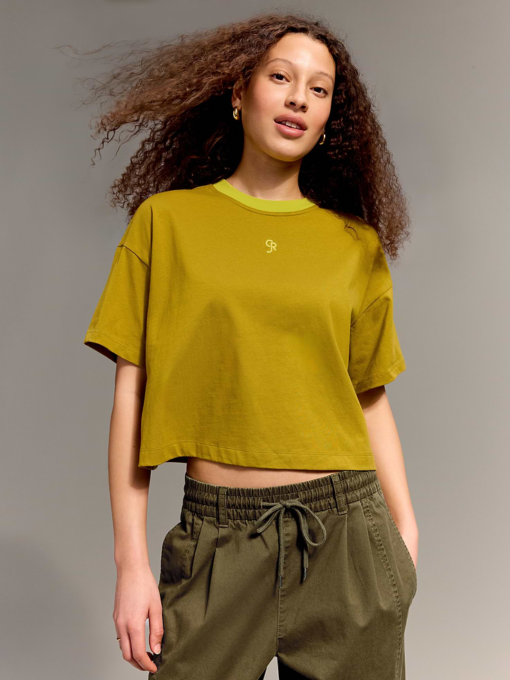 Image number 1 showing, Old Navy x Christopher John Rogers Crop T-Shirt