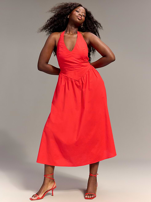red drop waist dress Mini Do Not Bleach Vermilion Drop Waist Corset Gown