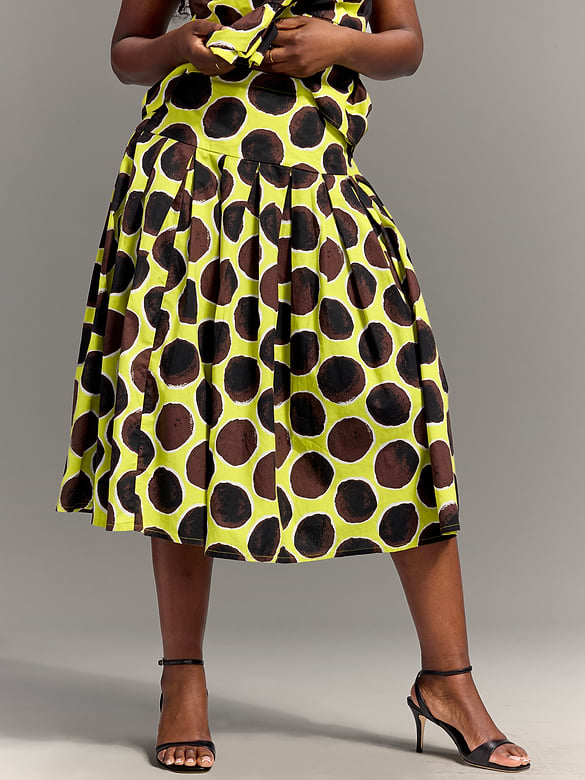 Old Navy x Christopher John Rogers Drop-Waist Midi Skirt