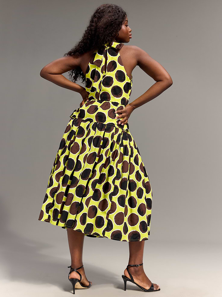 Image number 3 showing, Old Navy x Christopher John Rogers Drop-Waist Midi Skirt