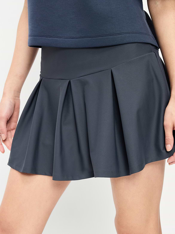 Jupe-short PowerSoft à taille très haute tombante