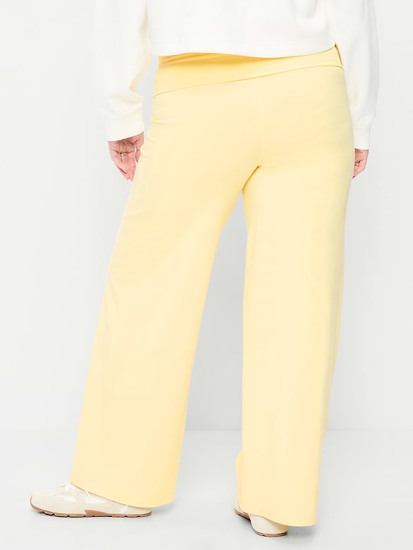 Pantalon PowerChill jambe large à taille haute et rabattable