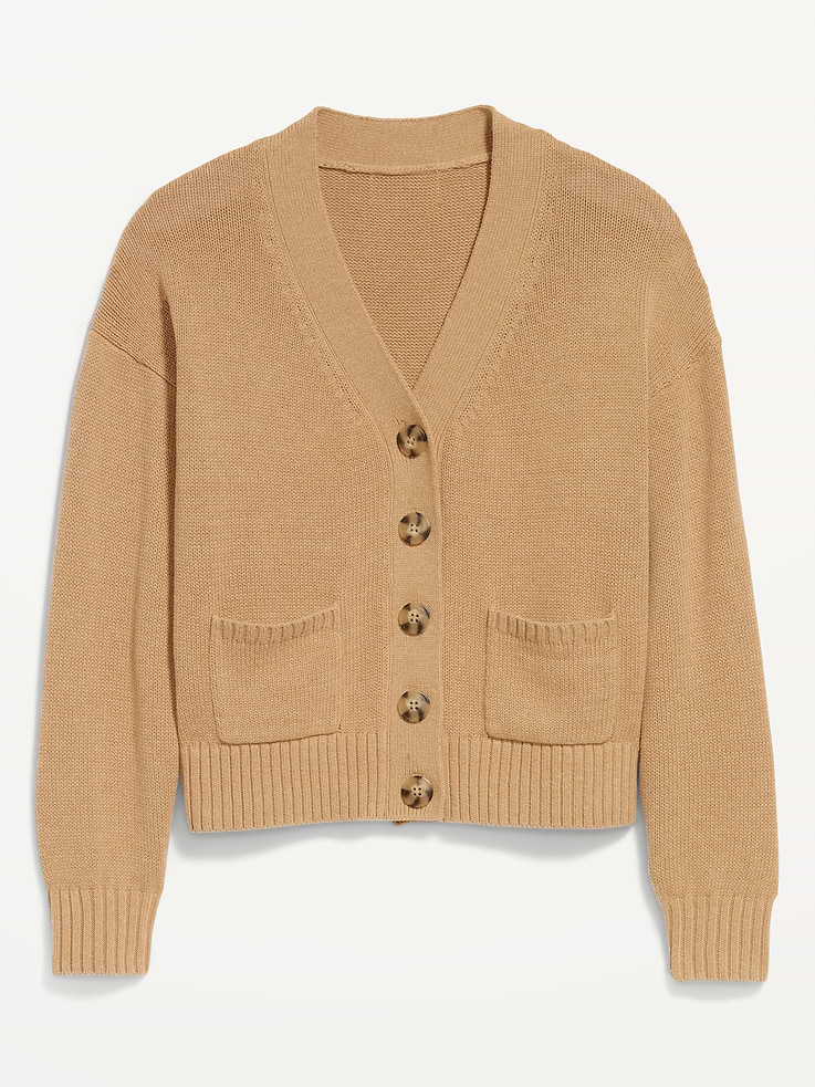 Image number 4 showing, Relaxed V-Neck Cardigan Sweater