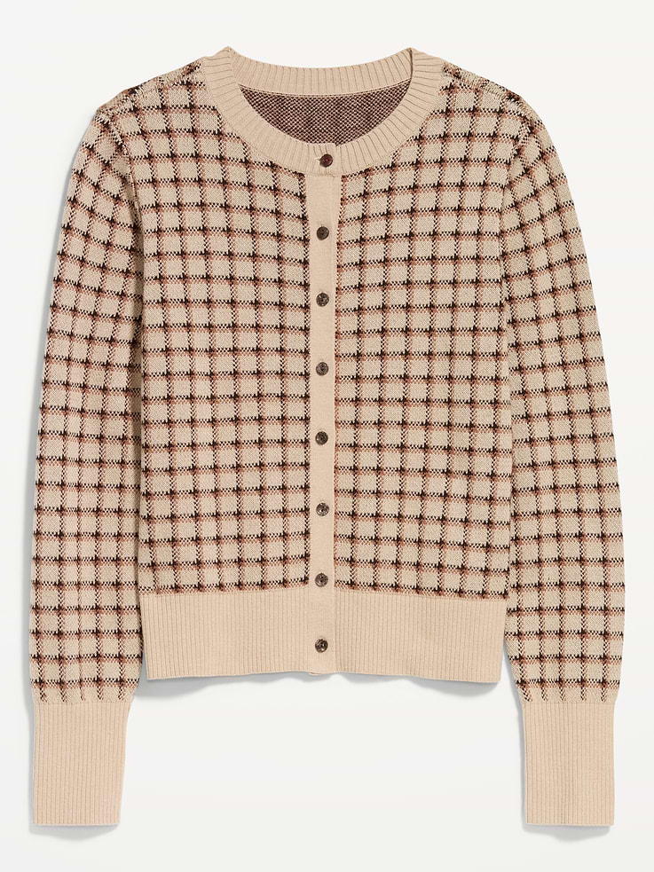 Image number 4 showing, SoSoft Cotton Crew-Neck Cardigan Sweater