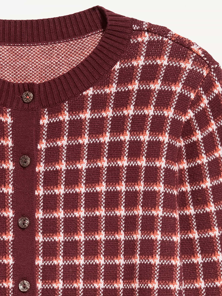 Image number 6 showing, SoSoft Cotton Crew-Neck Cardigan Sweater