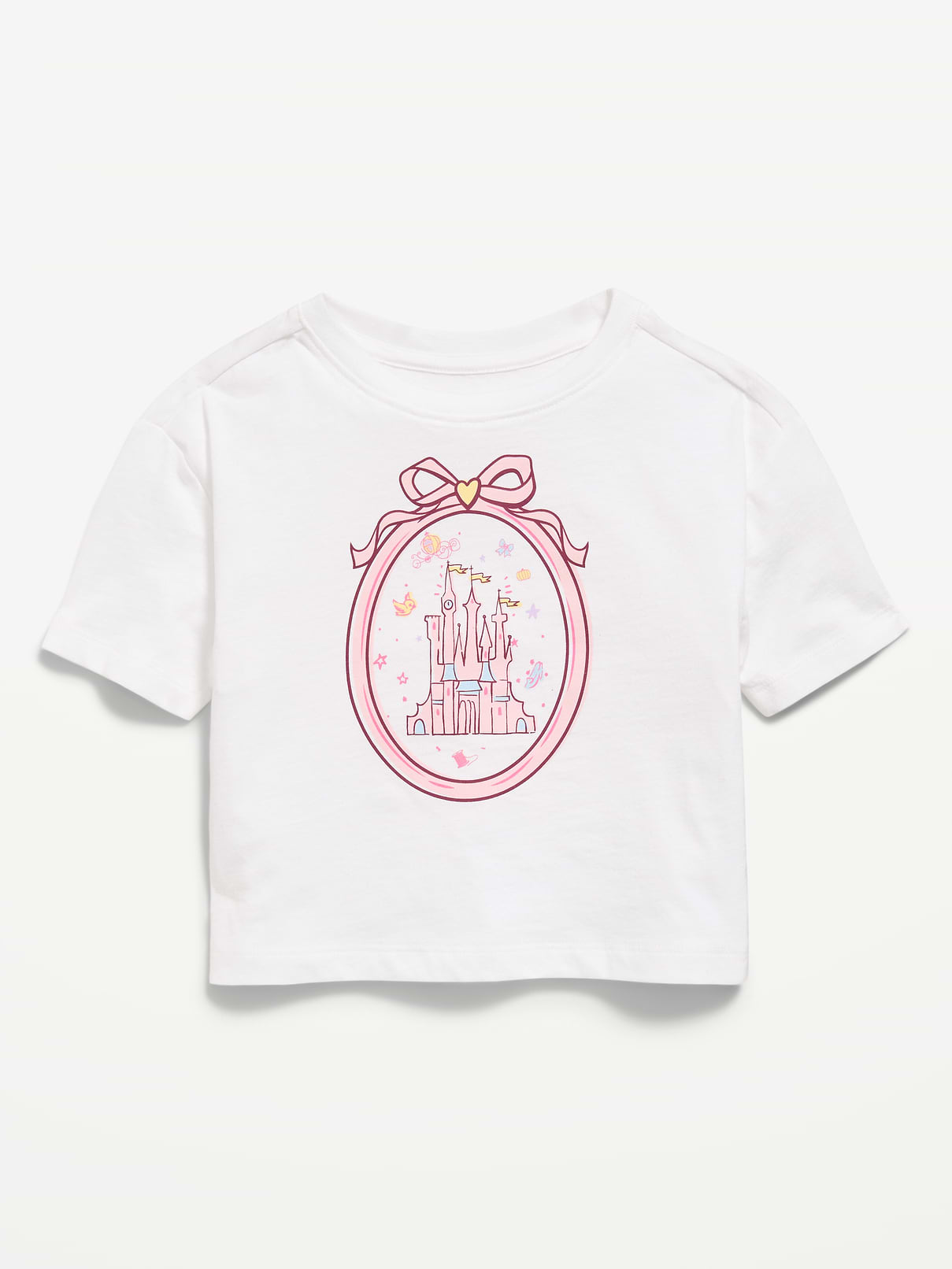 Image number 1 showing, Disney© Princess Oversized Boxy Graphic T-Shirt for Toddler Girls