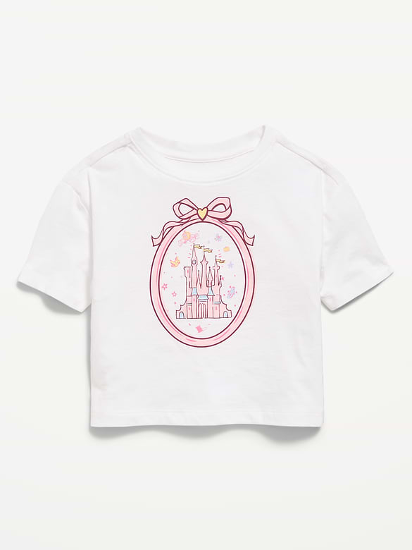 Disney© Princess Oversized Boxy Graphic T-Shirt for Toddler Girls