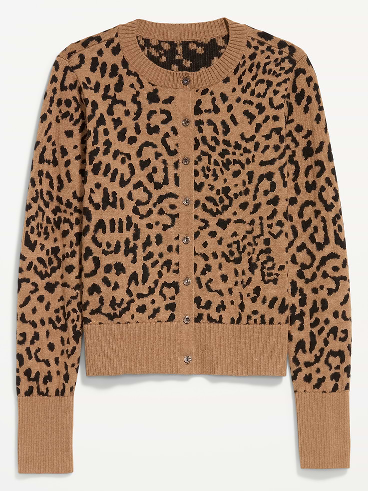 Image number 4 showing, SoSoft Cotton Crew-Neck Cardigan Sweater