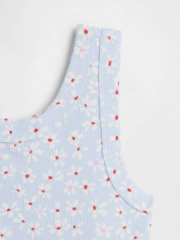 Kids Ribbed Tank Top