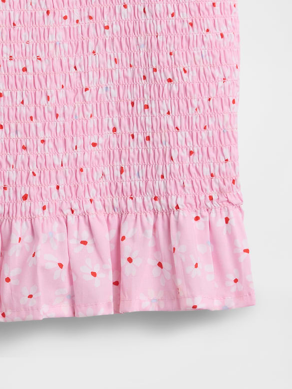 Kids Smocked Peplum Top