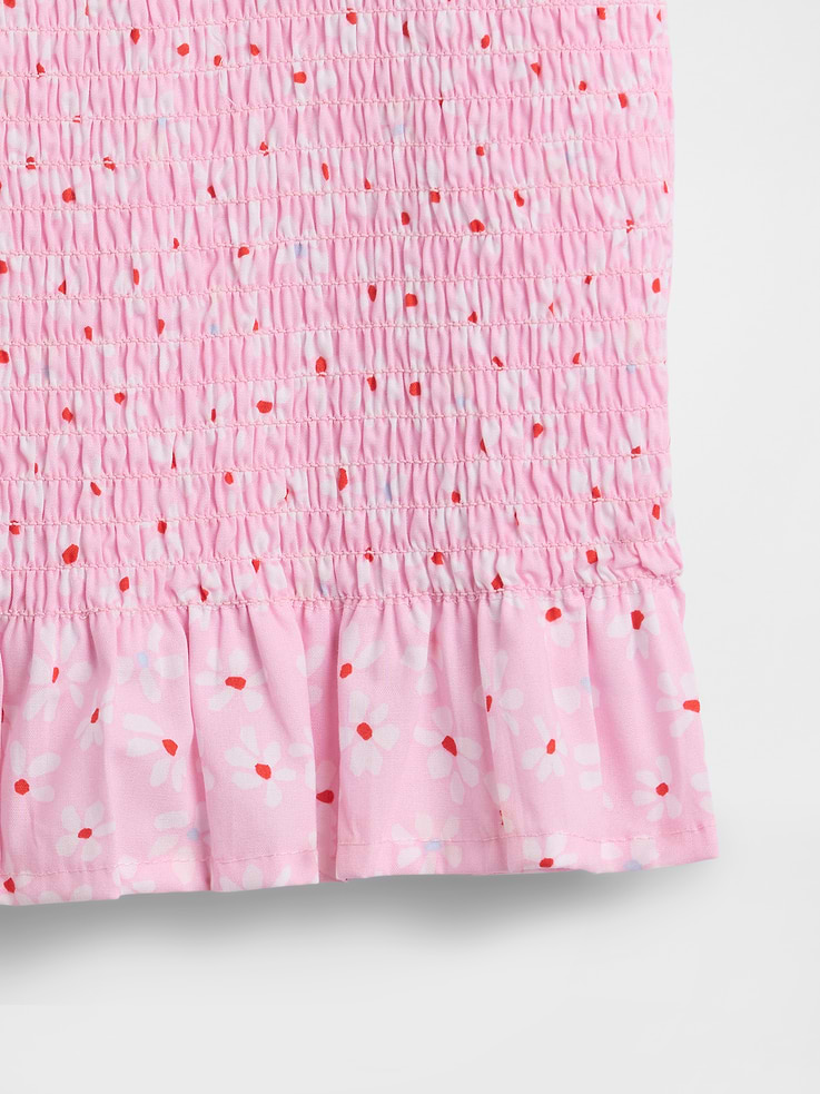 Image number 3 showing, Kids Smocked Peplum Top